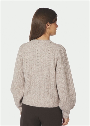 Koteas cable knit cardigan Beige Melange Neo Noir